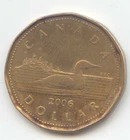 Canada 2006 Loonie Canadian One Dollar Coin $1 EXACT COIN ~