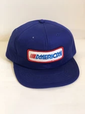 American Logo Vintage SnapBack Trucker Embroidered Patch. Made In Korea Vintage