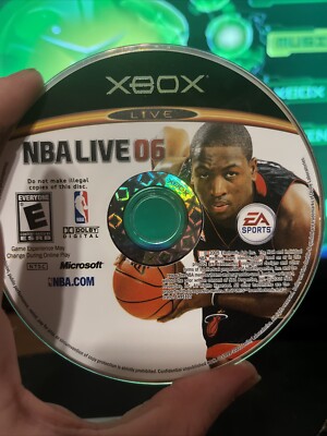 NBA Live 06 (Microsoft Xbox, 2005) Disc Only, Tested, Working Basketball 2006