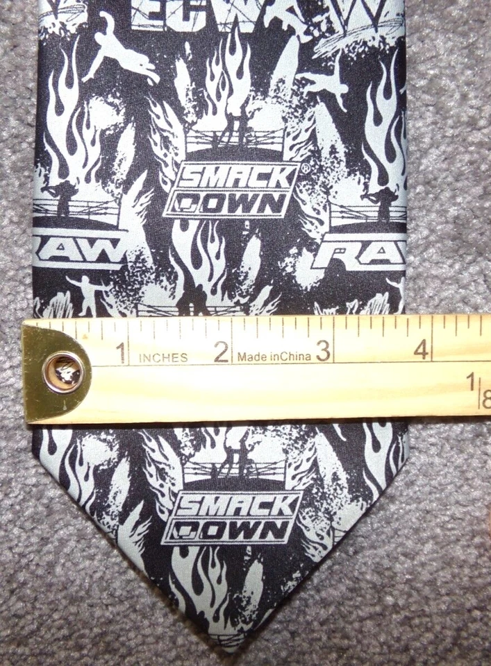 Raro Ralph Marlin Corbata Cuello WWE CON LLAMAS 3.5" Ancho 62" Largo 251755 Foto 3 de 4