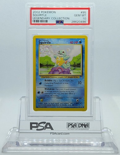 Squirtle graded PSA 10 for sale on eBay