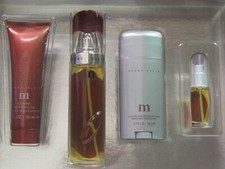 Perry Ellis M 4 Pcs Set Men 3.4 oz EDT 3 oz ASG 2.75 oz Deodorant .25 Mini