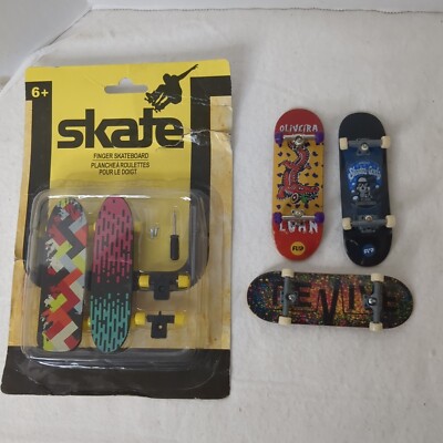 Finger Skateboard 2 Board Pack Sealed New +3 Tech Deck Skateboards LOT