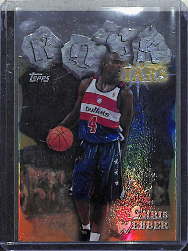 Chris Webber [Refractor] #RS3 1997 Topps Rock Stars card