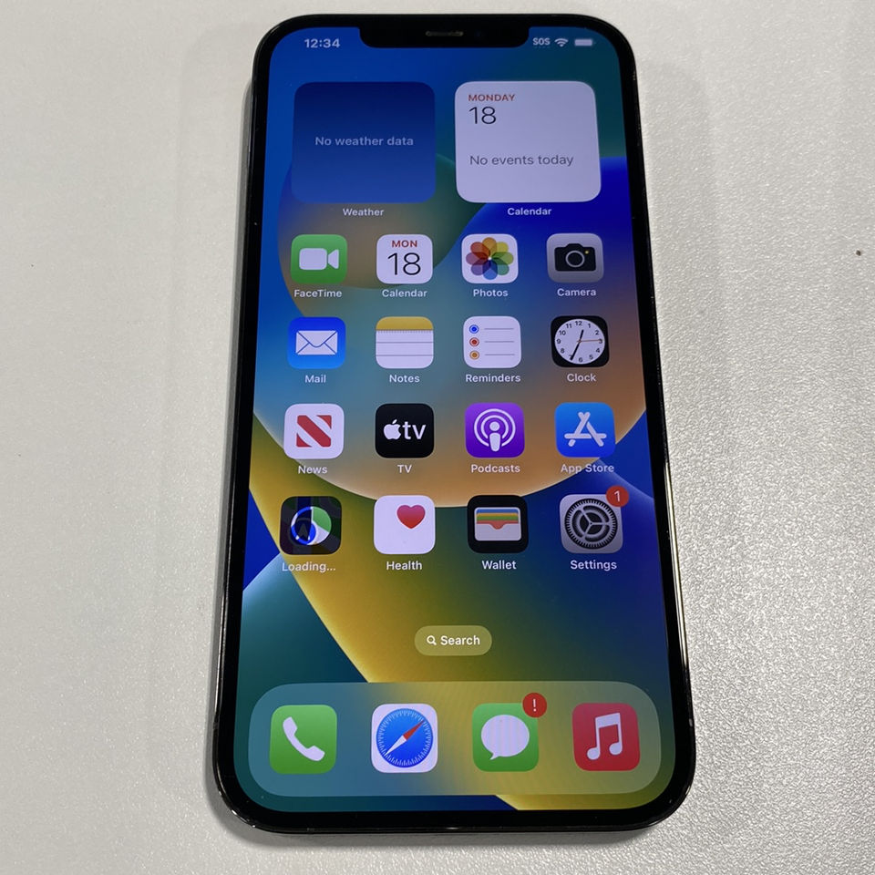 Apple iPhone 12 Pro Max 128GB Gray (Unlocked) (Read Description