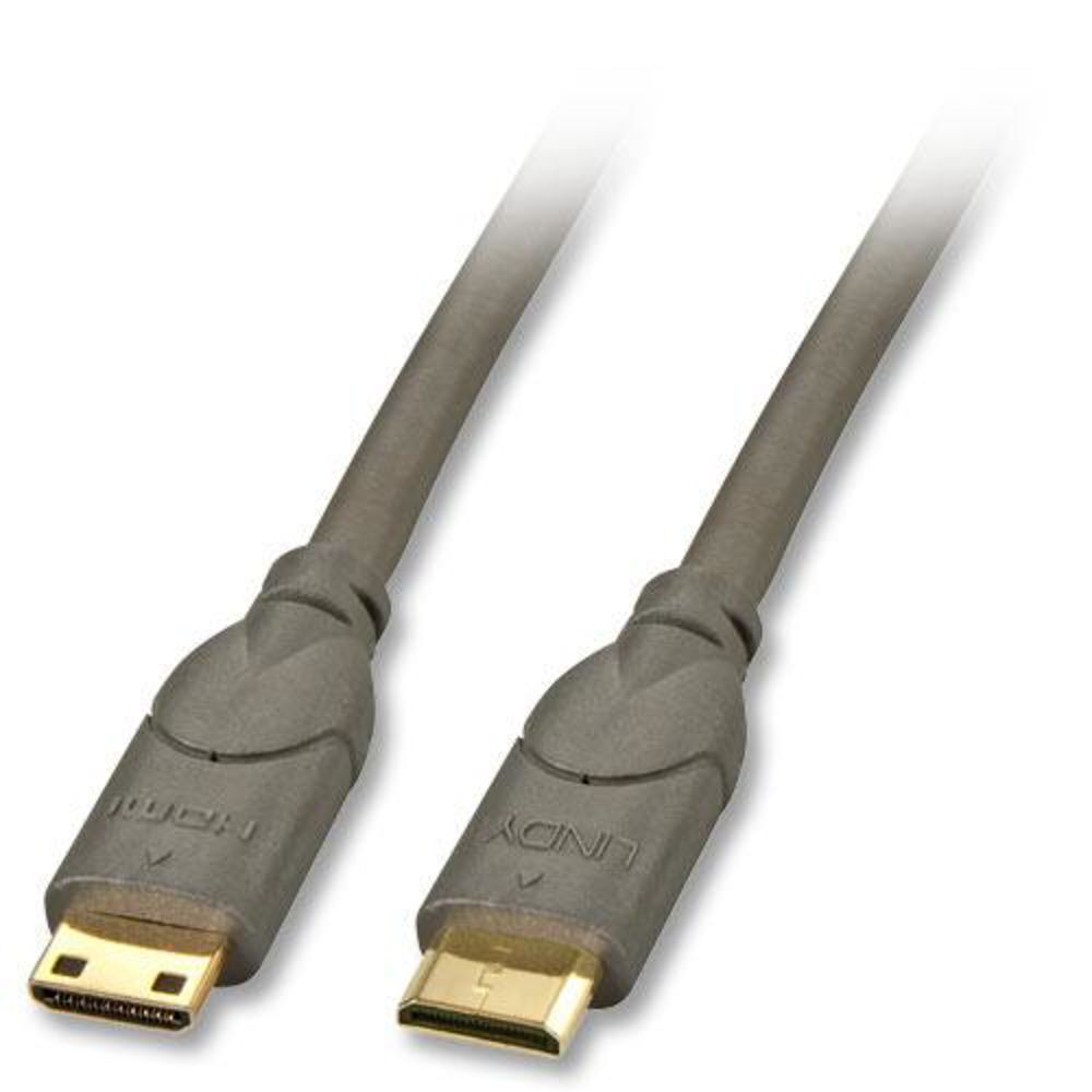 Кабель Lindy SPEED CAT 2 0,5М HDMI 19-ПОЛИГРАФ # 41040