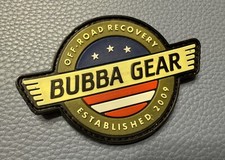 Bubba Gear Off Road Recovery Tow Rope Line Rare Pvc Patch Usa Truck 2009 Vintage