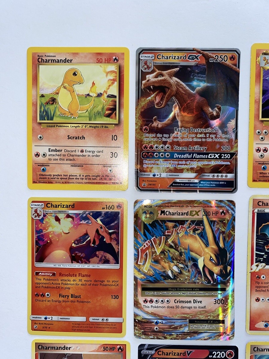 ポケモンカードゲーム CHARMANDER/CHARMELEON/CHARIZARD EX Charizard Ex - Charmander - Charmeleon Pokémon 9 Card Lot