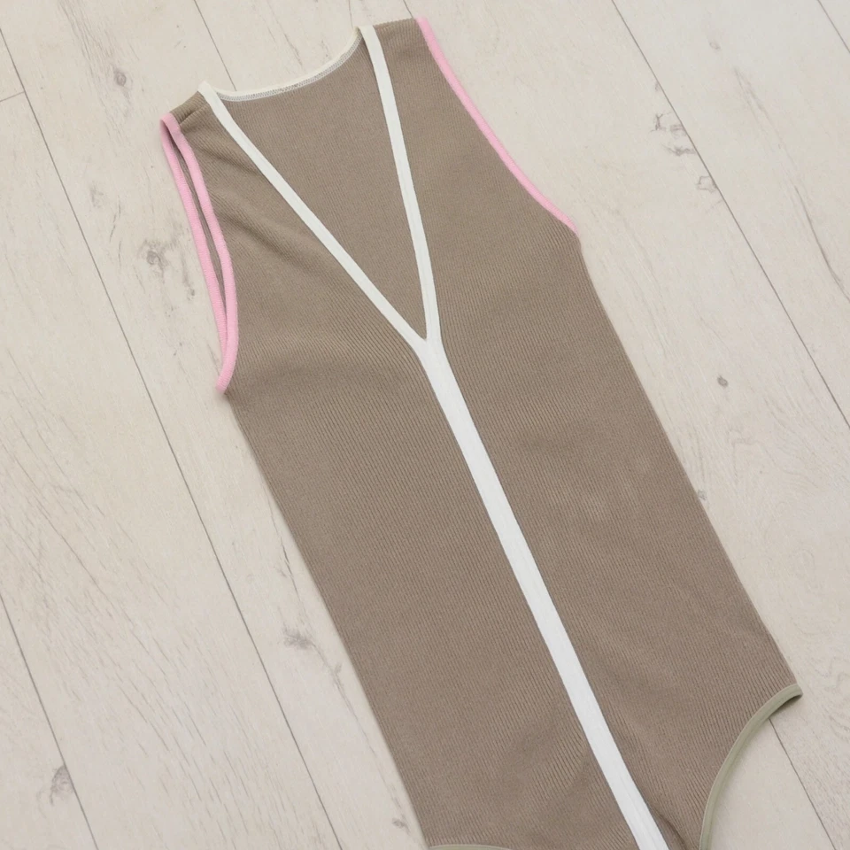 Body Wolford Colonial Club Tanga Caqui Verde Mujer Top Talla M Elegante Body Foto 3 de 4