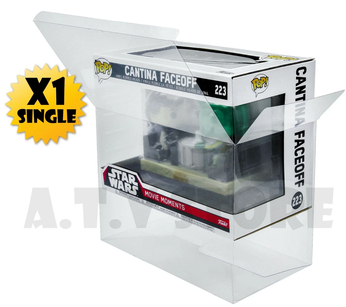 ATV Protectors/ Case For 4" Funko Pop Vinyl 0.4mm Thickness