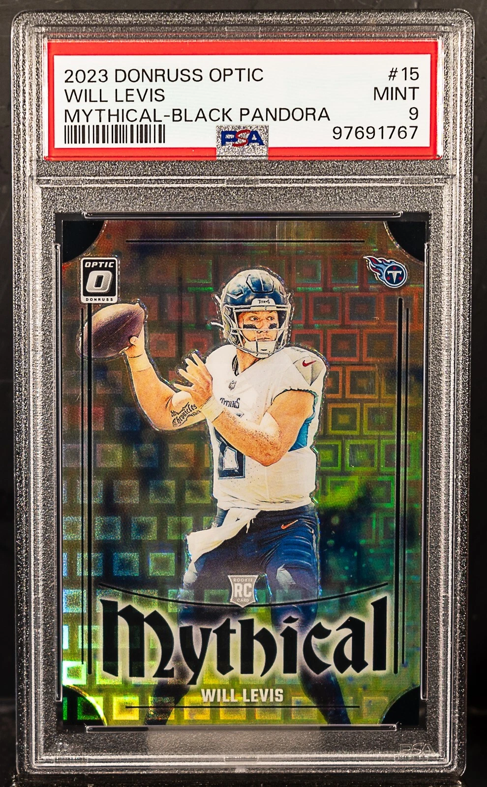 Will Levis Panini Donruss Optic Mythical #15 Black Pandora