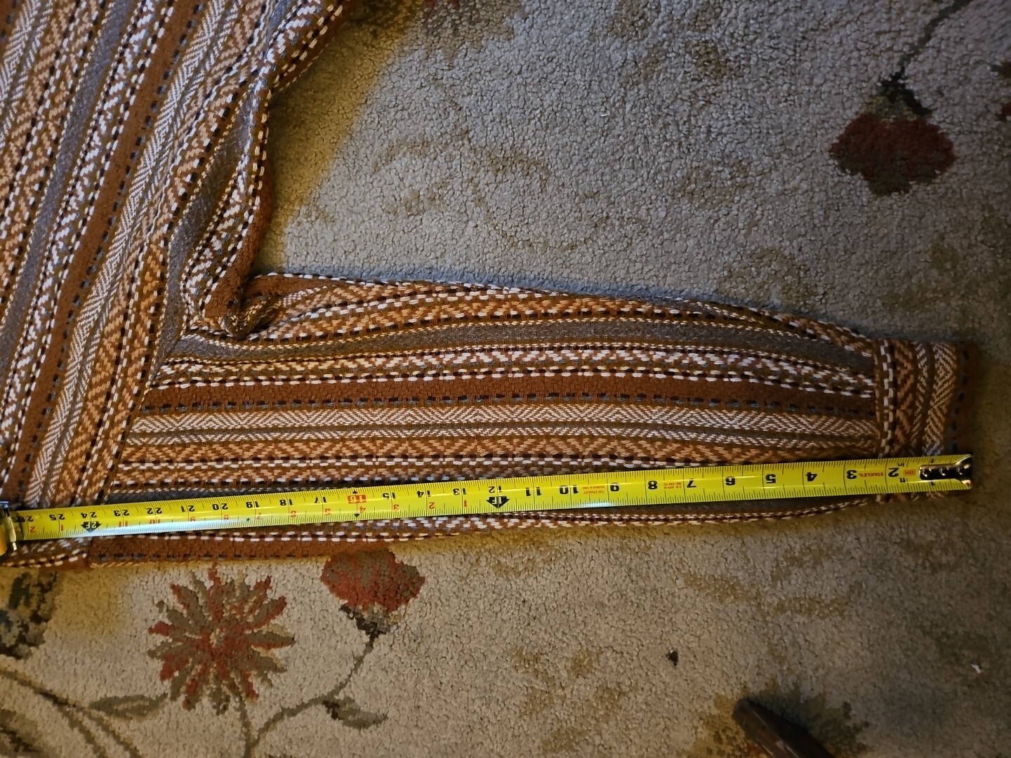 Striped multi- pattern knit shirt - image 3