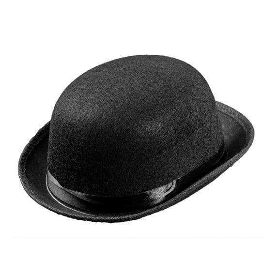 Childs Black Bowler Hat