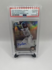 2022 Bowman Chrome Roilan Machandy 1st Refractor Auto #057/499 PSA 10 Astros