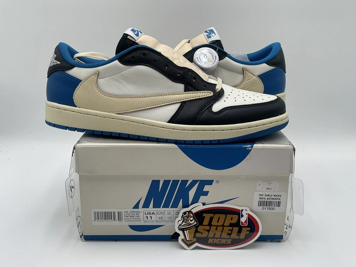 Brand New Nike Air Jordan Retro 1 Low Fragment Travis Scott Size 11 Authentic