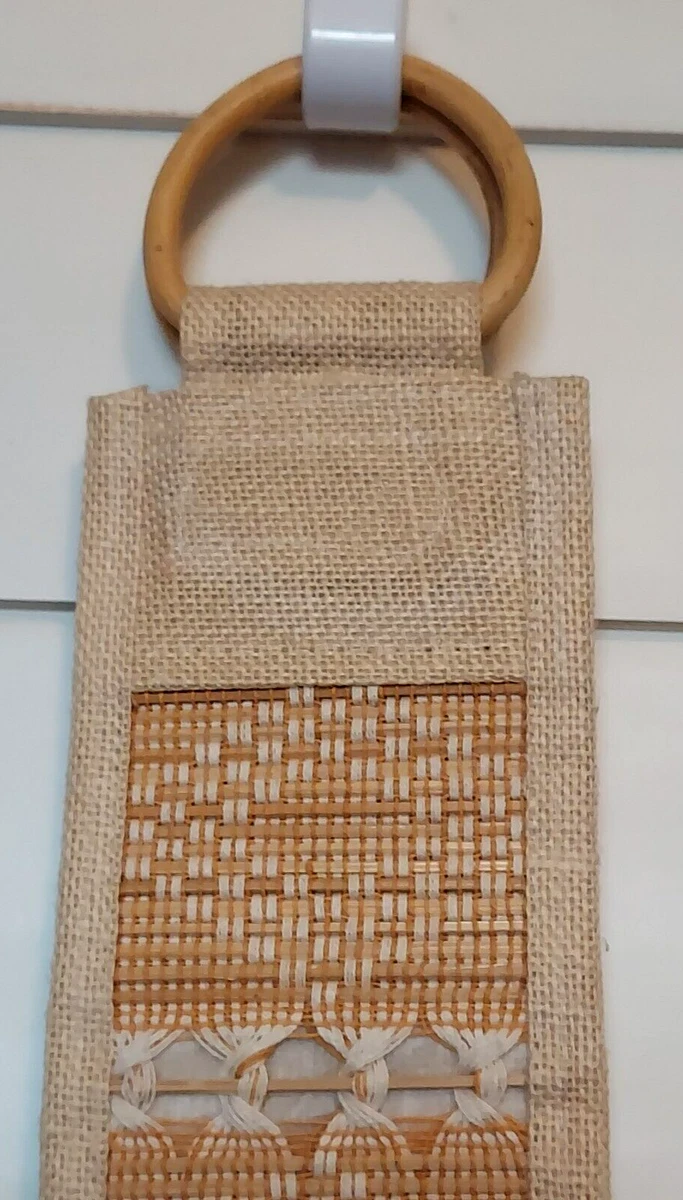 Burlap wine deals bottle bags