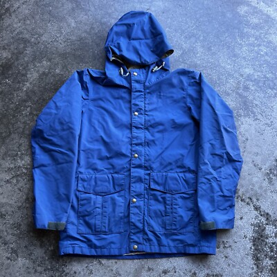 70s-80s “Eddie Bauer” Deck Rain Parka Vintage 80s 90s Eddie Bauer Parka Rain Jacket Mens Size Large