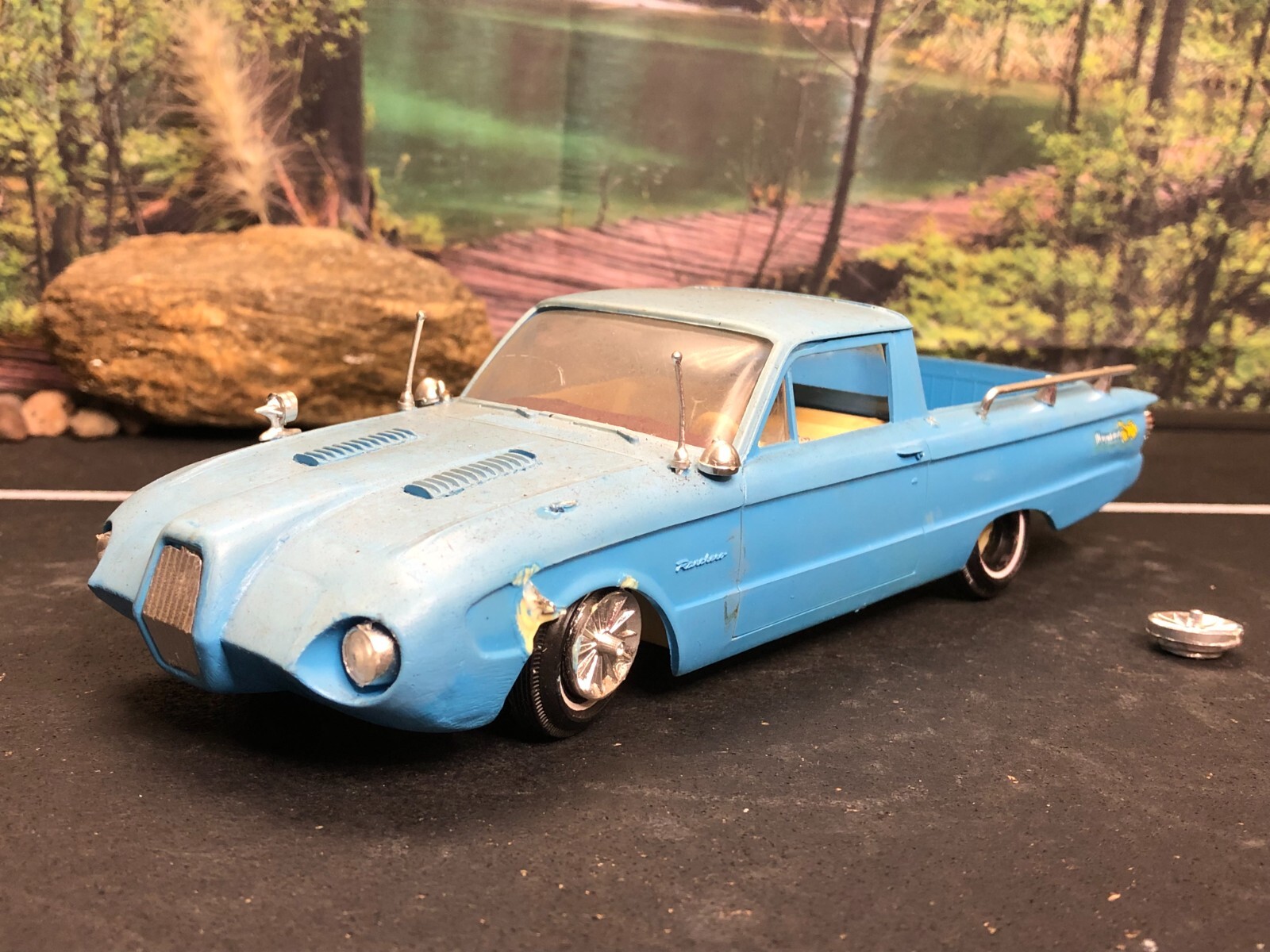 Vintage Built, Modified & Customized Plastic Model Kit 1962 FORD ...