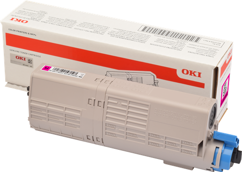 toner originale oki 46490402 magenta 1.500 pagine per oki mc563 mc573 c532 - Foto 1 di 1