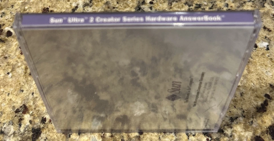 SUN ULTRA 2 CREATOR SERIES HARDWARE ANSWERBOOK INSTALLATION CD NEW SEALED - Image 3 of 3