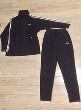 SURVETEMENT TAILLE 38 ADIDAS VINTAGE BON ETAT GENERAL VESTE + PANTALON POLYESTER