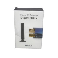 WAVEMAX Indoor TV Antenna  Digital HDTV  4K Ultra HD & 1080P Full HD SEALED