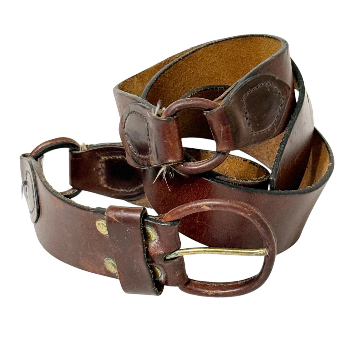 Leather Adult Unisex Original Vintage Belts for sale | eBay display picture 3