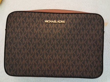 MICHAEL KORS NEW JET SET ZIP CROSSBODY BAG SHOULDER BROWN SIGNATURE LOGO