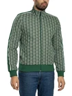 Lacoste Men's Paris Zip-Up Jacquard Track Jacket, Green
