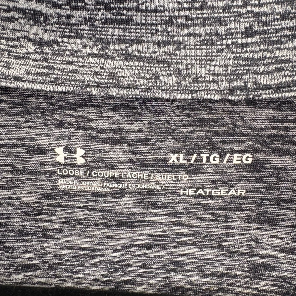 Under Armour Hombres XL HeatGear Gris 1/2 Cremallera Ligero Pullover Manga Larga Camisa Foto 3 de 4