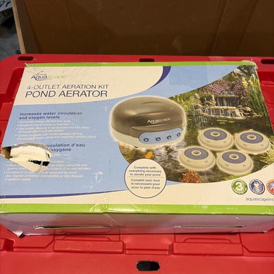 #ad Aquascape 4 Outlet Pond Aeration Kit 75001 $107.99