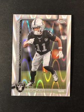 2025 Topps Chrome Tre Tucker #175 RayWave Refractor Raiders