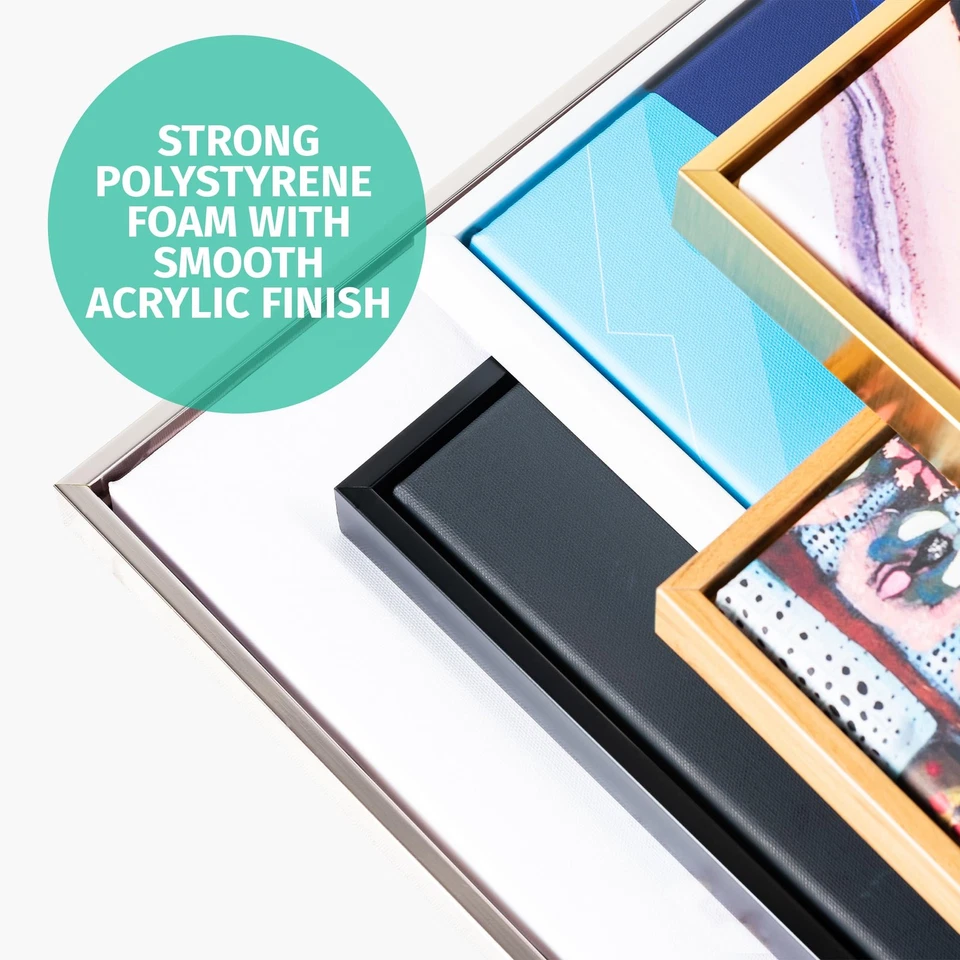 Pixy Canvas Floater Frame 14x18 for 3/4 0.75 inch Deep Canvas Paintings/Canvas Foto 2 de 4