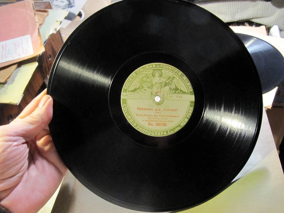 1907 EMMY DESTINN FONOTIPIA CARMEN Seguidilla Près des remparts Habanera 50230 - Image 2 of 3