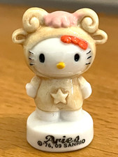 Fève Chat Hello Kitty Zodiaque Aries Bélier ❤️ Galette des rois French charm