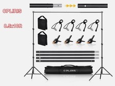 CPLIRIS Backdrop Stand for Parties 8.5x10ft Adjustable Backdrop Support Photo Q4