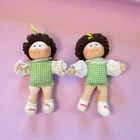 Vintage Two Cabbage Patch Kids Pin-Ups CPK Mini Doll Coleco 1980s Pinups