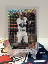2025 Bowman Chrome - Prospects Jordan Sanchez, Jordan Sanchez #BCP-208 Geometric