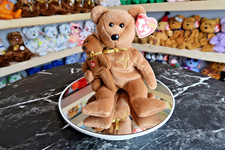 TY Beanie Baby - 2005 Signature Bear | Heart Tag Issues | Vintage | Rare