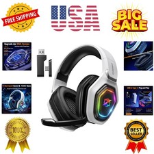2.4GHz Wireless Gaming Headset for PC, Ps5, Ps4 - Lossless Audio USB  Type-C...