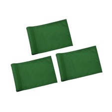 KINGTOP Golf Flag 8x6 Inch Plain Green, 420D Nylon, Tube Inserted Mini Prac...