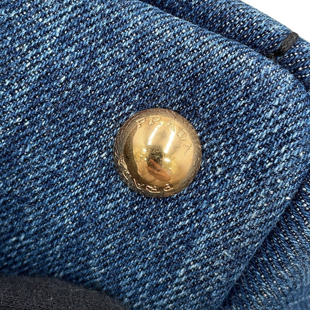 Prada Tote Bag Canapa CANAPA Medium Denim 1BG642 PRADA 2way  from japan thumbnail 10