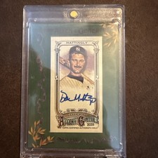 2025 Topps Allen & Ginter -Auto Don Mattingly MA-DM Green Frame /50 Case Hit