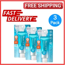 KAO Biore UV Aqua Rich Watery Essence 3 Pack Sunscreen SPF50+/PA++++ 70g