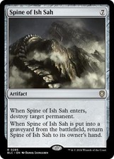 Spine of Ish Sah - Light Play MTG Commander: Bloomburrow