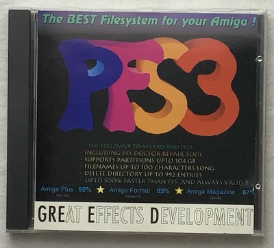 AMIGA CD-PFS3   GREat Effects Development v3 File System +Kang Fu Bonus Spiel