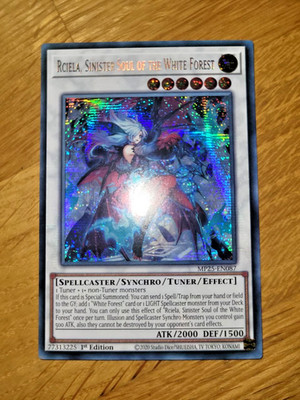 YuGiOh Rciela, Sinister Soul of the White Forest MP25-EN087 Secret Rare English