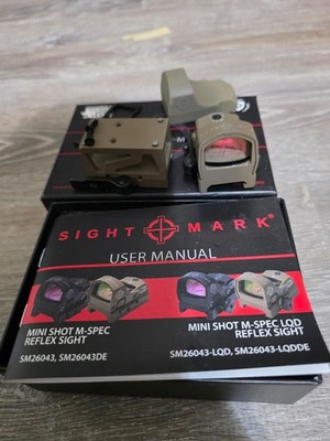 Sightmark SM26043-LQDDE Mini M-Spec FMS Red Dot Reflex Sight QD FDE Dark Earth