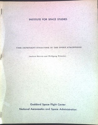 Time-dependent structure of the upper atmosphere; Institute for Space St 1434659