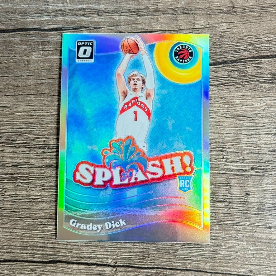 2023-24 Panini Donruss Optic - Splash Gradey Dick #9 Silver Prizm (RC)